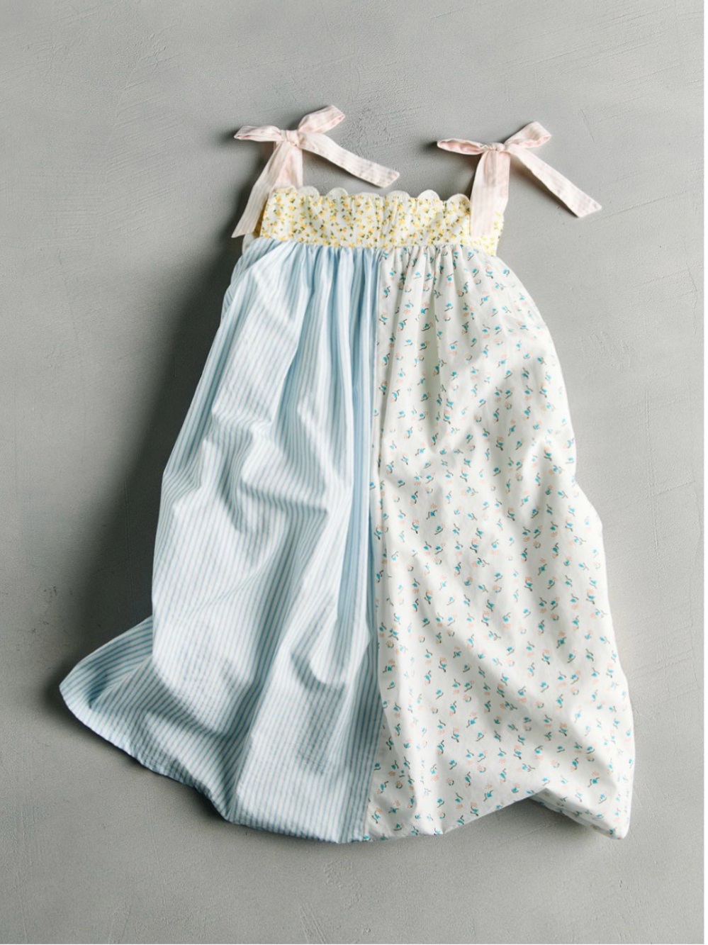 NWT! Zara x Sea New York Sea NY Girls' Mixed-Print Pink & Blue Sundress